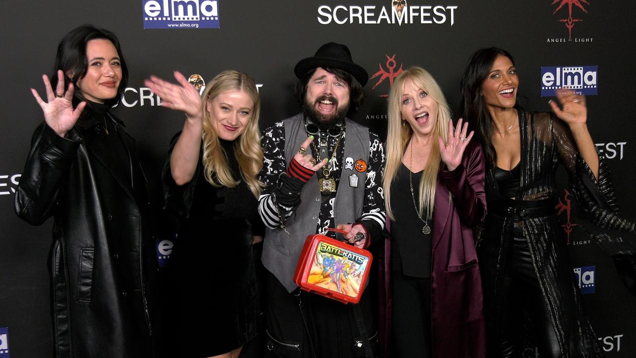 Cast of 'Onyx the Fortuitous and the Talisman of Souls' Pose Together at Screamfest LA 2023